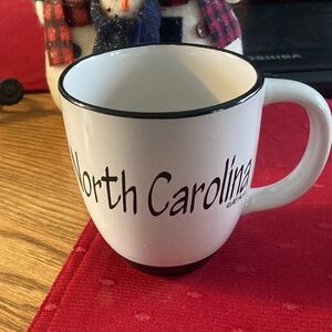 North Carolina Black and White Mug